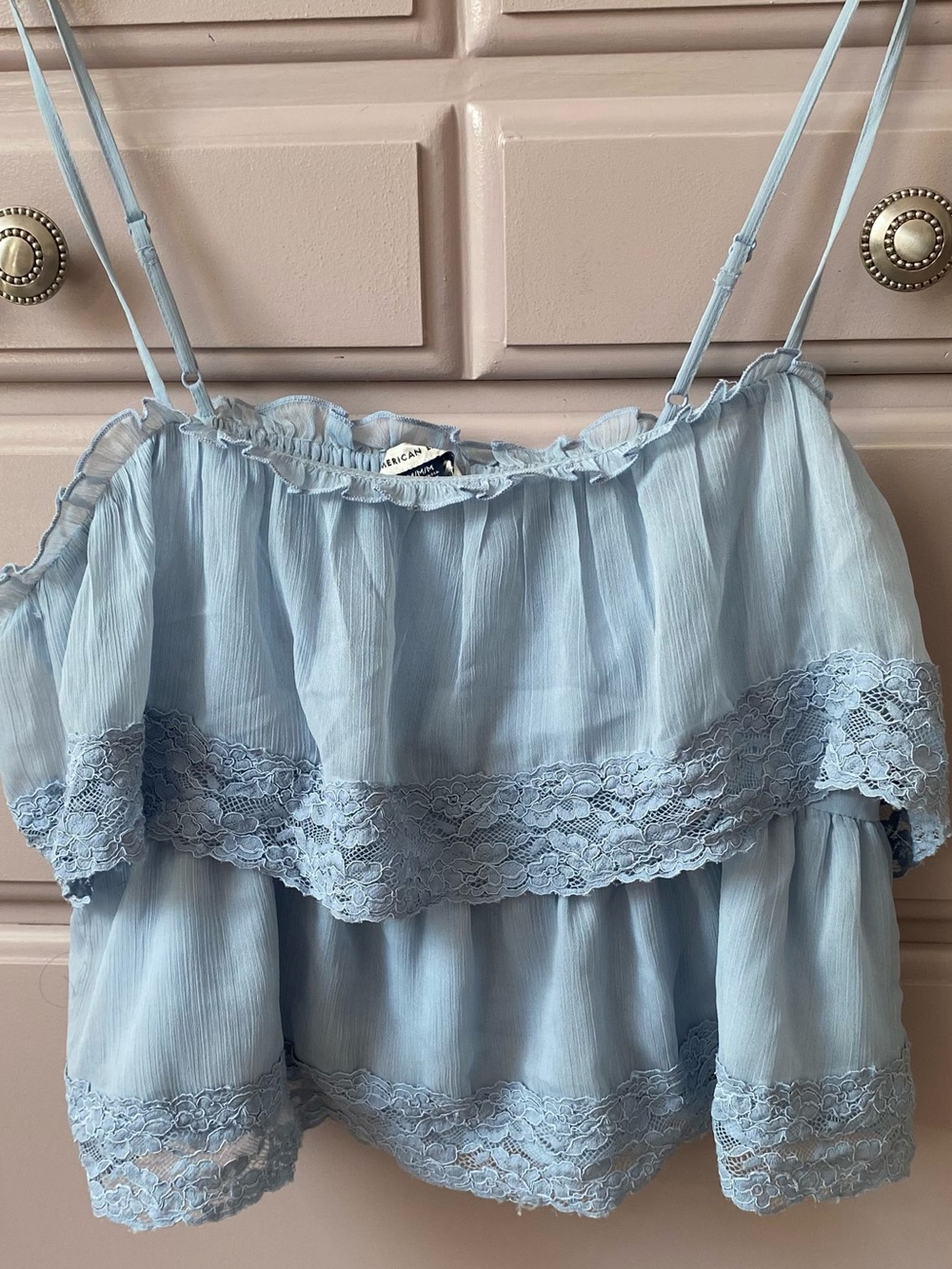 Brand new only worn once American Eagle cornflower blue Cami top size medium